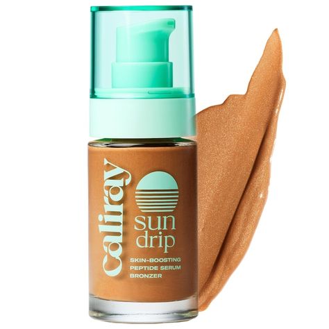 Sundrip Luminous Liquid Bronzer with Hyaluronic Acid + Peptides - caliray | Sephora Bronzer Drops, Liquid Bronzer, Makeup For Older Women, Peptide Serum, Clean Makeup, Gel Cream, Natural Organic, Bronzer, Hyaluronic Acid