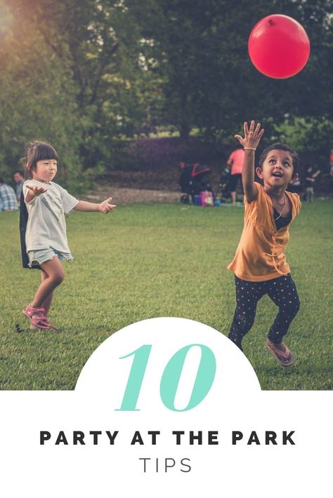 10 Tips for a Playground Party; A successful Party at the Park by The Gifted Gabber - #birthdays #party #park Birthday Games For Toddlers, Playground Birthday Parties, Kids Birthday Food, Party At The Park, Playground Party, Toddler Party Games, Birthday Party At Park, Simple Birthday Party, Birthday Party Games For Kids