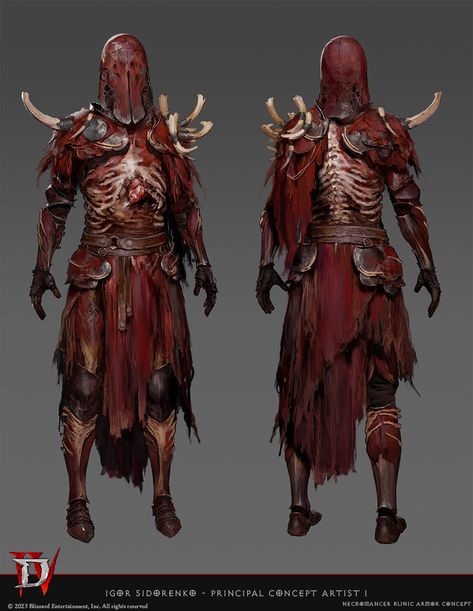 Diablo 4 Necromancer Art, Diablo 4 Art, Diablo 4 Concept Art, Cadaver Collector, Crow Feeder, Lich Art, Diablo Characters, Bio Punk, Diablo Art