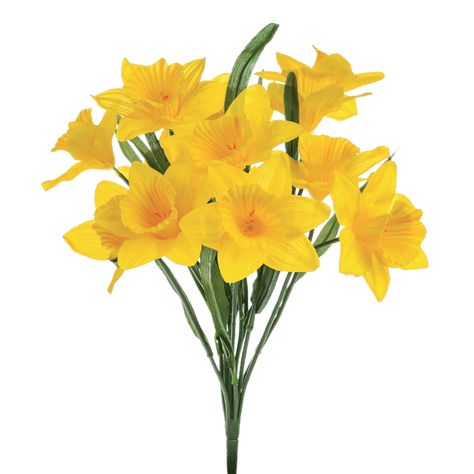 Yellow Spring Flowers, Artificial Potted Plants, Yellow Daffodils, Daffodil Flower, Floating Candles, Bunch Of Flowers, Bright Yellow, Daffodils, Yellow Flowers