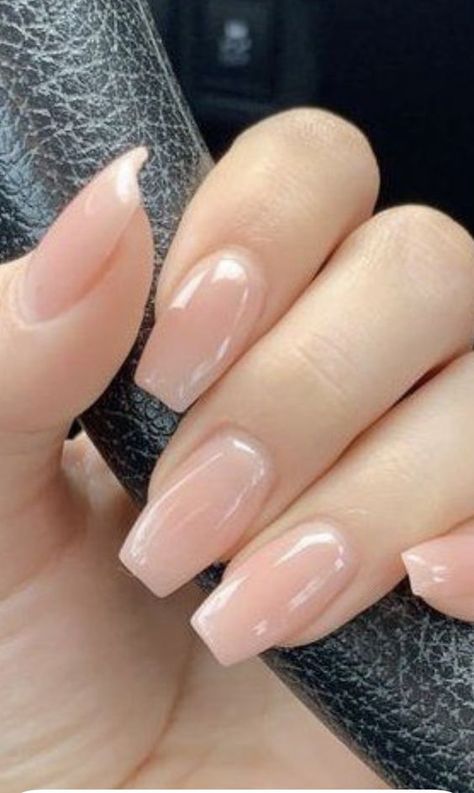 Natural Nail Design: Euphoria-Inspired Nails Euphoria-inspired makeup can be intimidating for minimalists, Clear Gel Nails, Acrylic Nails Nude, Natural Acrylic Nails, Clear Acrylic Nails, Nude Nail Designs, Work Nails, Her Nails, Classy Acrylic Nails, Short Acrylic Nails Designs