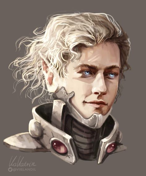 Warhammer Marine, Sci Fi Character Art, Elf Art, Fantasy Portraits, Alien Races, Warhammer Art, Fantasy Races, Dark Elf, Dark Matter