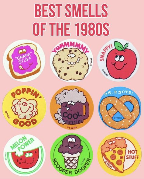 I LOVED getting a Scratch N Sniff sticker at school, and I can almost smell the apple one now! Do you remember these? #nostalgia #80skids #90skids #1980s Scratch And Sniff Stickers, Scratch And Sniff, 90s Kids, Whittling, Do You Remember, Sticker Book, At School, Colorful Art, Childhood Memories