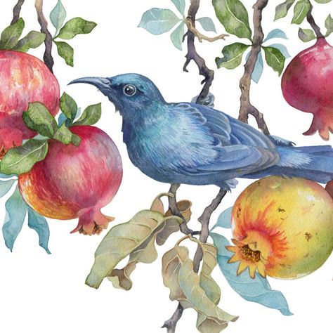 ANNA 🌺 BUCCIARELLI (@anna.m.bucciarelli) • Instagram photos and videos Anna Bucciarelli, Bird Watercolor Paintings, Bird Watercolor, Fabric Paint Designs, Instagram Tutorial, Watercolor Painting Techniques, Animal Sketches, Bird Drawings, Water Painting