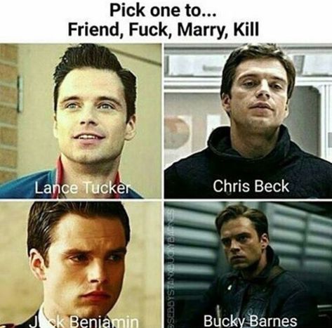 Lance Tucker, Jack Benjamin, James Buchanan Barnes, Winter Soldier Bucky, Avengers Memes, Marvel Actors, Marvel Films, Man Thing Marvel, The Perfect Guy