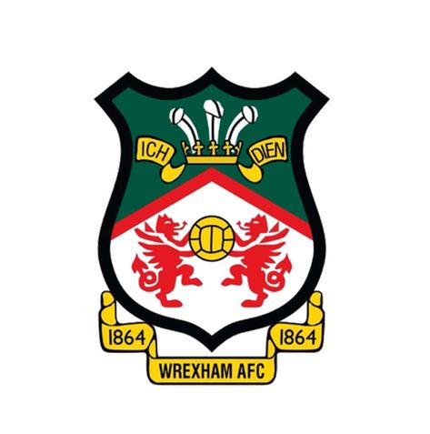 A retro refit for Wrexham_AFC on Behance Wrexham Fc, Afc Wimbledon, Bradford City, British Football, Oxford United, English Football League, Team Badge, Club Badge, Football Logo