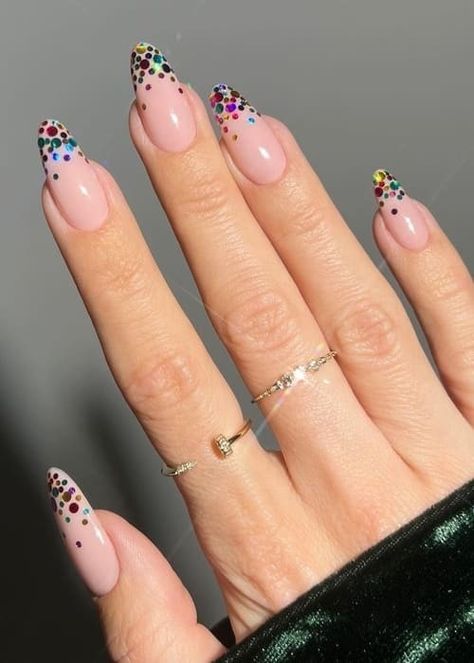 New Years Eve Nails Ideas Classy, January Nails Winter Simple, Eras Tour Nail Ideas, January Nails Ideas Simple, Eras Nails, Sparkly Nail Designs, Taylor Concert, Nye Nails, New Years Eve Nails