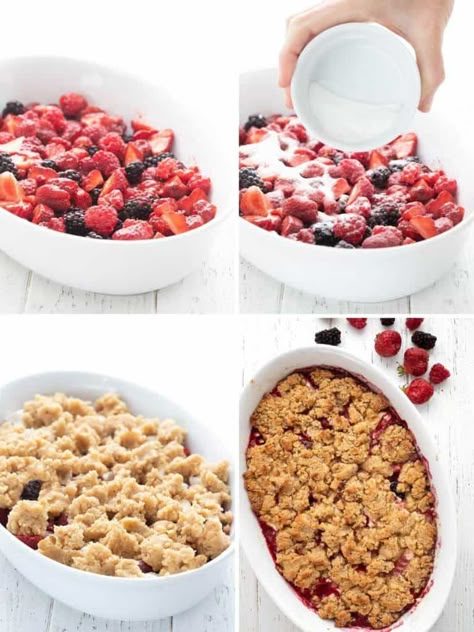 Low Carb Berry Cobbler, Dr Ken Berry Keto Recipes, Keto Cobbler Recipes, All Day I Dream About Food, Keto Berry Dessert, Keto Berry Cobbler, Keto Cobbler, Triple Berry Cobbler, Carolyn Ketchum