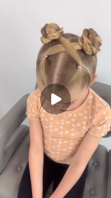 Tumbling Hairstyles For Kids, Short Girl Hairstyles For Kids, Primary School Hairstyles, School Photo Day Hairstyles, Hairstyles For Nine Year Olds, Toddler School Hairstyles Girl, Easy Hairstyles For Long Hair Kids, Easy Hairstyles For Curly Hair Kids, Pig Tails Hairstyles Kids