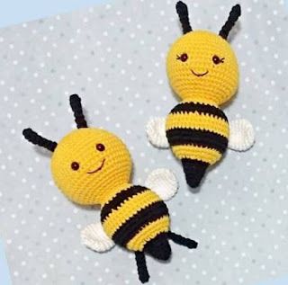 PATRONES AMIGURUMI GRATIS: PATRON GRATIS ABEJA AMIGURUMI 56287 Amigurumi, Internet, Crochet