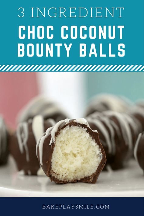 Bounty Balls, Coconut Balls, Biscuit Recipes, Xmas Food, Balls Recipe, Christmas Cooking, Milk Recipes, Thermomix Recipes, Homemade Cookies