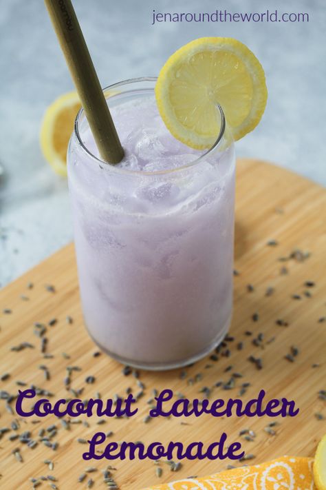 Summer Get Together, Yummy Summer Drinks, Fun Summer Drinks, Lavender Recipes, Lemonade Concentrate, Coconut Drinks, Frozen Lemonade, Lavender Lemonade, Refreshing Summer Drinks