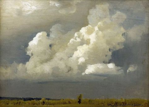 Painting Clouds In Oils - 3 Proven Ways To Achieve Realism Isaac Levitan, Russian Landscape, Digital Museum, Virtual Art, Sky Painting, Realistic Paintings, Cloud Painting, Storm Clouds, Art Academy