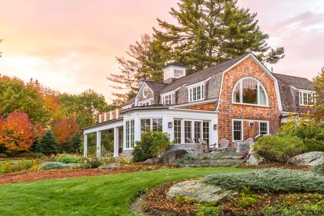 MAINE Maine House Exterior, Nantucket Style Homes Exterior, Milieu Magazine, Brooke Giannetti, Nantucket Style Homes, Shingle House, Luxury Homes Exterior, Nantucket Home, Holland House