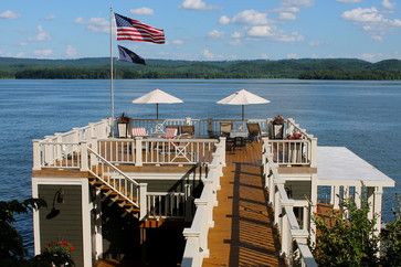 Outdoor Tablescapes, Dock Ideas, Dock House, Deck Railing Design, Boat Docks, Lake Retreat, Lakefront Living, Lake Dock, Lake Ideas