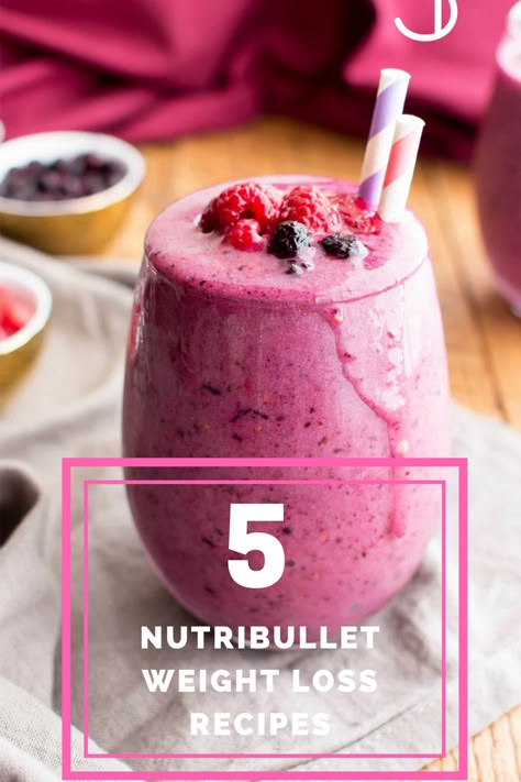 5 Most Effective Nutribullet Recipes To Lose Weight #lossweightrecipes #nutribullet #weightlossrecipes #weightloss Healthy Nutribullet Recipes, Nutribullet Blender Recipes, Nutribullet Juicing Recipes, Nutribullet Recipes Breakfast, Ninja Bullet Recipes, Nutribullet Recipes Smoothie, Blendjet Recipe, Ninja Bullet, Nutri Bullet Recipes