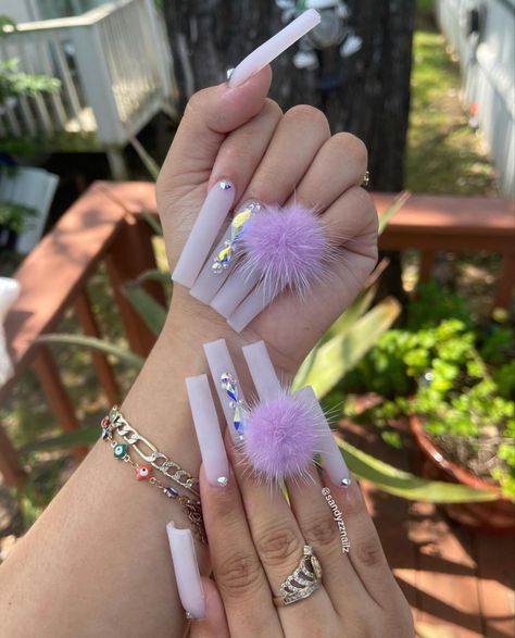 Long Stiletto Nails, Purple Acrylic Nails, Long Acrylic Nail Designs, Ombre Acrylic Nails, Glamour Nails, Work Nails, French Acrylic Nails, Long Acrylic Nails Coffin, Long Square Acrylic Nails