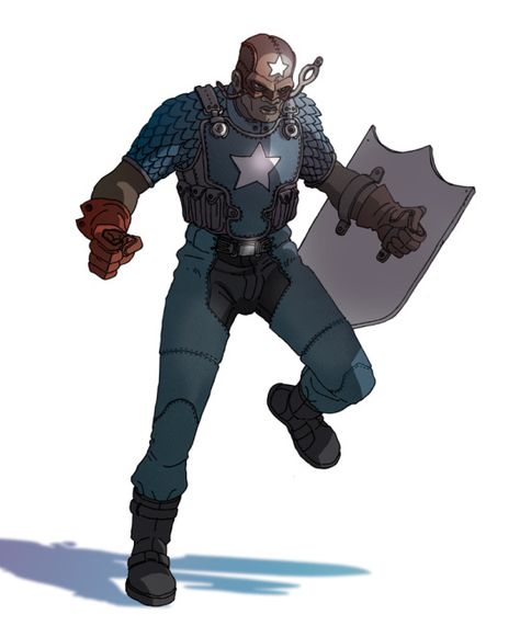 Captain America (Isaiah Bradley) by Incognegro65 Isaiah Bradley Captain America, Captain America Redesign, Isaiah Bradley, Captain America Design, Armadura Ninja, Captain America Suit, Victor Newman, Captain Rogers, Superhero Villains