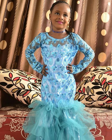 Lace Style For Kids, Children Lace Gown Styles Nigeria, Lace Gown For Children, Kids Lace Styles Nigerian, Lace Style For Children, Nigerian Lace Dress For Kids, Children Gowns Dresses Nigeria, Children Lace Gown Styles, Lace Gown Styles For Children