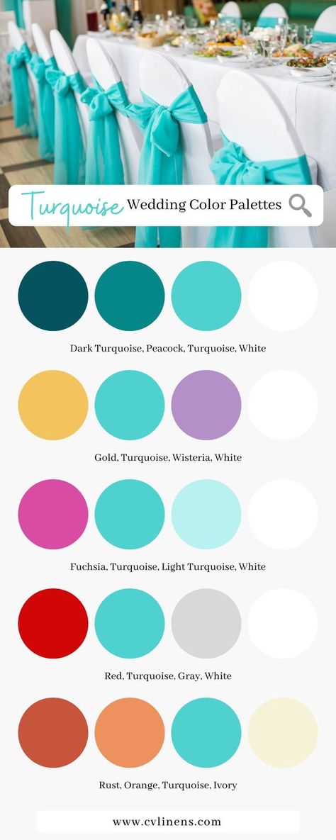 Torquise Wedding Theme, Aquamarine Wedding Theme, Blue Wedding Color Schemes, Turquoise Wedding Ideas, Turquoise Wedding Theme, Teal Wedding Theme, Beach Wedding Colors Schemes, Turquoise Wedding Decorations, Teal Blue Weddings