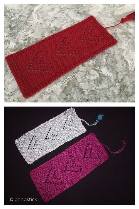 Lace Heart Bookmark Free Knitting Pattern Crochet Bookmark Tutorial, Bookmark Crochet Tutorial, Easy Crochet Bookmarks, Valentines Bookmarks, Bookmark Crochet, Easy Knitting Patterns Free, Barbie Knitting Patterns, Crochet Bookmark Pattern, Crochet Bookmark