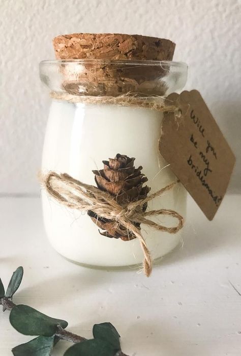 Candle Wedding Favors, Rustic Vintage Wedding Favor Pine Candle Votive for guest gifts | #bridalshower #bridalshowerfavors #weddingfavors #rusticwedding #vintagewedding #diywedding #weddingideas #weddinginspiration #weddingreception Wood Centerpieces Wedding, Candle Favors Wedding, Candle Tags, Bulk Wedding Favors, Candle Wedding, Personalized Candle, Candle Wedding Favors, Wedding Shower Favors, Custom Wedding Favours