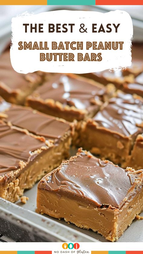 Indulge in easy-to-make Small Batch Peanut Butter Bars - a heavenly blend of creamy peanut butter and luscious chocolate frosting. Ideal for small treats without excess leftovers, these bars are ready in 30 minutes and promise to delight. Perfect for family desserts or as a special treat for yourself. Don't miss out on this scrumptious recipe that's sure to be a hit. Ready to enjoy a sweet moment? Pin this recipe now and bake a batch today! Lunch Room Peanut Butter Bars, Peanut Butter Chocolate Chip Bars, Family Desserts, Chocolate Chip Bars, Small Treats, Butter Bars, Peanut Butter Oatmeal, Peanut Butter Bars, Peanut Butter Chocolate Chip