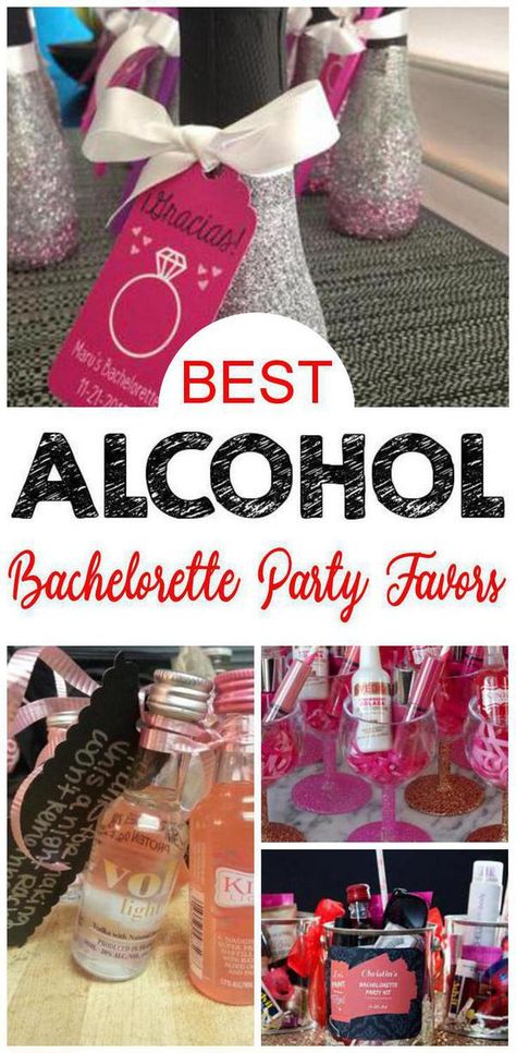 Bachelorette Party Favors! Alcohol bachelorette party favor ideas! Best alcohol favors for your upcoming bachelorette party. Goodie bags, treat bags, hangover kits, welcome kit / bags, alcohol and more. Bachelorette Party Prizes, Cheap Bachelorette Party, Bach Bash, Bachelorette Theme, Party Favor Ideas, Wedding Cake Fresh Flowers, Party Prizes, Wedding Favors And Gifts, Best Alcohol