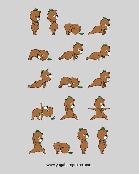 Yoga Bear - More Flexible than the average bear! Bear Yoga, Preschool Yoga, More Flexible, Yogi Bear, Bear Art, Design Art, Bears, Art Photography, Angeles