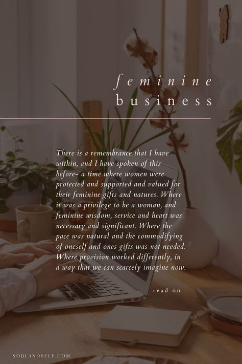 Divine Feminine Quotes, Small Business Ideas Startups, Feminine Quotes, Feminine Business, Feminine Gifts, Feminine Energy Aesthetic, Slow Lifestyle, Course Creation, Spiritual Entrepreneur