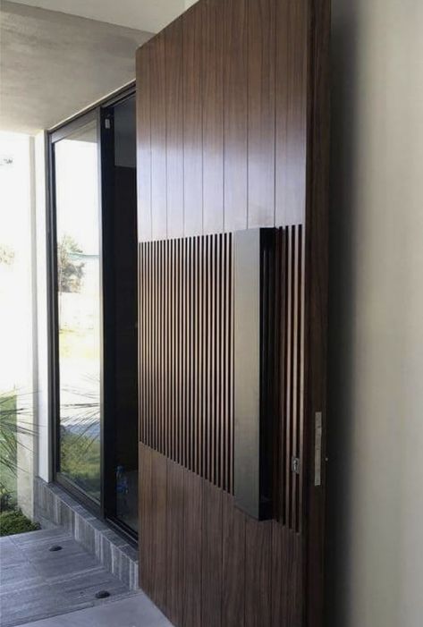 Craftsman Front Doors, Interior Designers In Hyderabad, Flush Door Design, House Front Door Design, Modern Entrance Door, House Main Door Design, Flush Door, Door Design Photos, Main Entrance Door Design