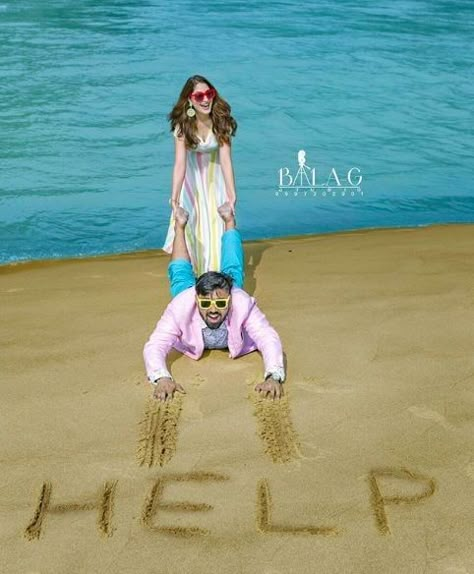 Post Marriage Photoshoot, Couple Photoshoot Outfits Indian, Beach Outfit Pre Wedding, Couple Outfit For Beach, Pre Wedding Photography Poses Indian, Couple Pose For Pre Wedding, Outfit For Pre Wedding Photoshoot, Pre Wedding Photo Shoot Ideas Couple, Post Wedding Shoot Ideas