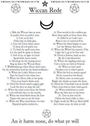 Wiccan Rede ~ Wiccan Laws I love this front page of my bos Wiccan Rede, Wicca For Beginners, Spells For Beginners, Wiccan Crafts, Wiccan Symbols, Wiccan Magic, Grimoire Book, Wiccan Witch, Love Spell Caster