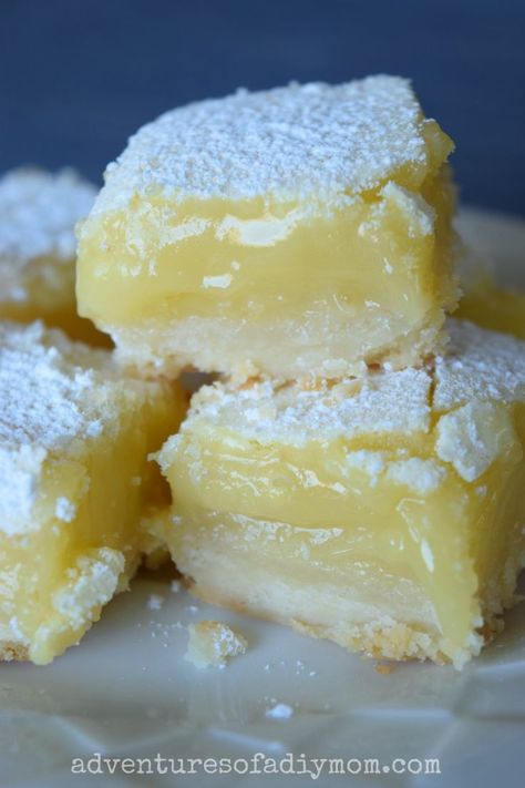 Recipe For Lemon Bars, Perfect Lemon Bars, Bar Desserts, Lemon Bar, Lemon Bars Recipe, Buttery Shortbread, Salmon Patties, Shortbread Crust, Spring Forward