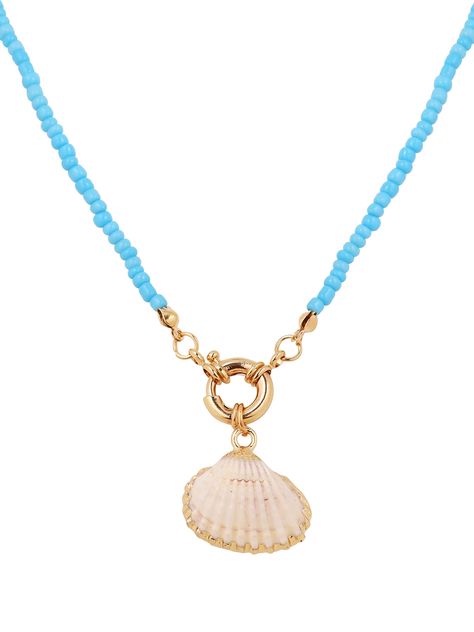 PRICES MAY VARY. Seashell is the symbol of the ocean, water, feminine energy and is associated with fertility, birth and prosperity Handcrafted from a genuine seashell, ceramic beads and an elastic string Shell pendant measures about 1.1 x 0.8 inch (2.7 x 2 cm), necklace length 15.7 inches (40 cm) Make a statement this summer with this classic handmade bohemian style shell choker necklace The perfect beaded white seashell necklace choker to wear on summer vacation or on the beach Beaded Beachy Jewelry, Get Back Necklaces, Vacay Jewelry, Oceanic Jewelry, Beachy Necklaces, Summer Jewelry Diy, Shell Charm Necklace, Beachy Stuff, Beachy Necklace