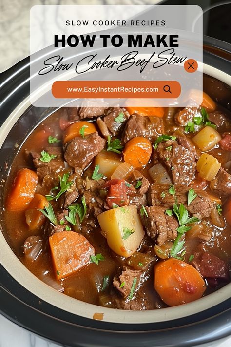 5-Ingredient Slow Cooker Beef Stew Recipe Crockpot Beef Stew Without Tomato Paste, Slow Cooker Beef Stew Allrecipes, Stew Meat And Gravy Slow Cooker, Beef Stew With V8 Juice Crock Pot, Small Batch Crockpot Beef Stew, How To Make Stew Beef, Beef Stew In Crockpot Easy, Old Fashion Beef Stew In Crockpot, Beef Stew No Tomato Paste