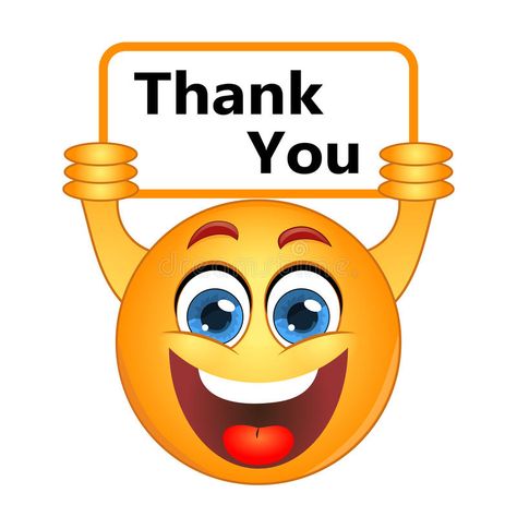 Thank you thanks expressing gratitude note on a sign. vector illustration Emojis Wallpaper, Big Emojis, Animated Smiley Faces, Animated Emojis, Emoticon Faces, Images Emoji, Emoji Characters, Love Smiley, Emoticons Emojis