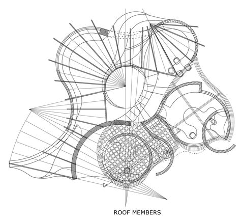 Image 18 of 19 from gallery of Brick House  / iStudio architecture. Roof Plan Form Architecture, Roof Architecture, Concept Diagram, Architecture Concept Drawings, Architecture Design Concept, Organic Architecture, Diagram Architecture, Roof Plan, Roof Design