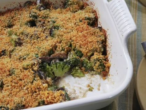 Broccoli Gratin, Broccoli Casserole Recipe, Katie Lee Biegel, The Kitchen Food Network, Broccoli Recipes Casserole, Retro Thanksgiving, Broccoli Casserole, Broccoli Recipes, Vegetable Sides