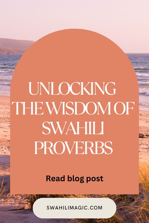 Looking to broaden your language horizons and cultural understanding? How about plunging into the profound world of Swahili proverbs? These wise sayings, steeped in centuries-old wisdom, offer a unique glimpse into the rich tapestry of Swahili culture. Join us as we decode these gems and along the way, learn Swahili, one of the most beautiful languages of the African continent. Swahili Culture, Learn Swahili, Foreign Language Teaching, Learning A Second Language, Wise Sayings, African Continent, Foreign Language Learning, Secondary Education, Language Learners