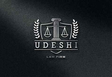 Udeshi Law Firm Logo Design Lawyer Logo Design Modern, Lawyer Logo Design, Firm Logo Design, Lawyer Business Card, Lawyer Logo, Law Firm Logo Design, Logo For Business, Law Firm Logo, Logo Design Modern