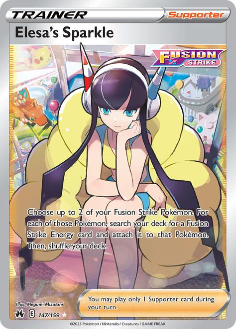 @megumi-mizutani ‹ PkmnCards Elesa Pokemon, Pokemon Trainer Card, Pokemon Tcg Cards, Kartu Pokemon, Cool Pokemon Cards, Pokemon Nintendo, Pokemon Waifu, Happy Books, Collectible Trading Cards