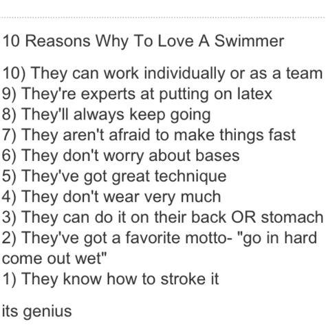 Chlorine Hair, 10 Reasons, Keep Going, Love A, Don't Worry, A Team, No Worries, Swimming, 10 Things