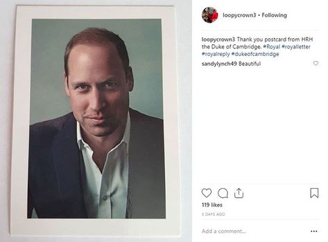 Revealed: The picture Prince William sent well-wishers in honour of his 36th birthday 36th Birthday, Vip Card, Prince Williams, Membership Card, Sweet Messages, Prince William, Prince, Thank You Cards, Birthday