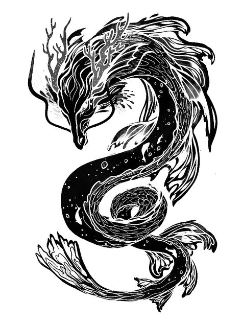 Water Serpent Tattoo, Sea Serpent Tattoo Water Dragon, Sea Dragon Mythical, Sea Serpent Tattoo, Sea Monster Tattoo, Sea Dragon Tattoo, Water Dragon Tattoo, Leviathan Tattoo, Sea Monster Art