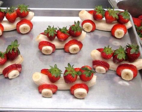 Healthy Party Food, Decorações Com Comidas, Food Art For Kids, Psalm 118, Kids Treat, Kids Party Food, Cute Snacks, Fun Kids Food, Food Crafts