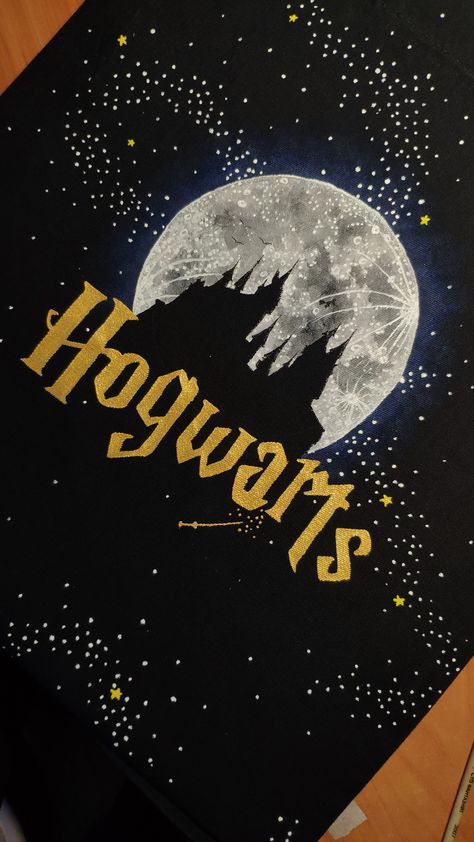 Hogwarts Express Train Drawing, Hogwarts Canvas Painting, Harry Potter Painting Ideas On Canvas Easy, Harry Potter Aesthetic Painting, Hogwarts Drawing Easy, Hogwarts Painting Easy, Easy Harry Potter Painting, Hogwarts Castle Painting, Harry Potter Painting Ideas On Canvas