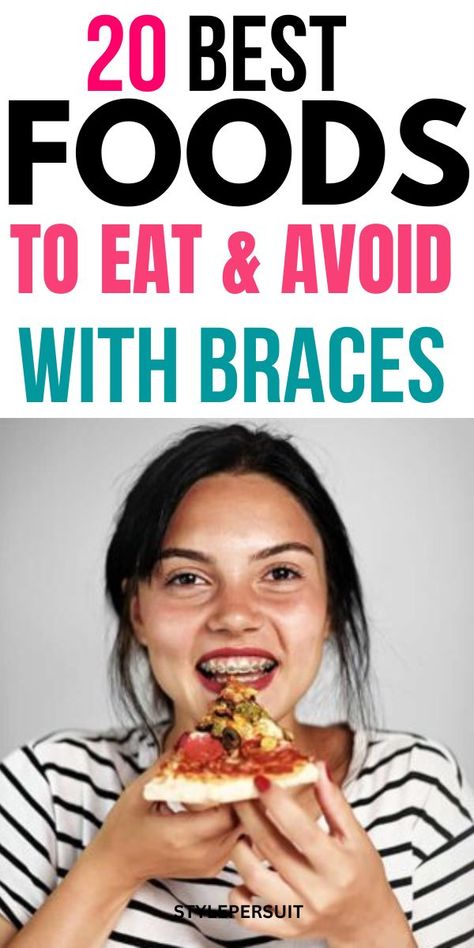 When you have braces, maintaining good oral hygiene and making wise food choices are essential to ensure a smooth orthodontic journey and prevent damage to your braces. Here's a guide to the best foods to eat with braces. #brace #pinterest #wellness #oralhygiene #teeth Foods To Eat With Braces, Braces Food, Kids Braces, Braces Tips, Getting Braces, Teeth Braces, Snacks To Make, Do's And Don'ts, Good Foods To Eat