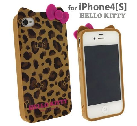 Cheetah + iPhone + Hello Kitty Hello Kitty Leopard, Hello Kitty Bow, Iphone 4 Cases, Iphone 4s Case, Apple Iphone 4, Cool Iphone Cases, Ipod Cases, Iphone 4 Case, Iphone Prints