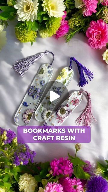 Craft Resin Epoxy - The Clear Choice for Artists & Crafters on Instagram: "🌸✨ Watch as this talented resin artisan @sk_arthouse transforms beautiful flowers into stunning bookmarks using @craft.resin   In this video, she takes you through each step of the process, showcasing her skills and creativity. From mixing the resin to pouring it over the delicate blooms, every moment is a work of art 😍  The final result? Breathtaking bookmarks with a crystal-clear finish and no bubbles in sight! 💞  Join us on this creative journey and get inspired to make your own resin masterpieces!   Use code SKART10 to get 10% off at craft-resin.com   #CraftResin #ResinArt #DIY #CreativeProcess #BookmarkDesign #epoxyresin #resinart #art #resin" Make Your Own Resin, Resin Bookmarks, Craft Resin, Art Studio Organization, Resin Projects, Art Resin, Creative Process, Resin Art, Epoxy Resin